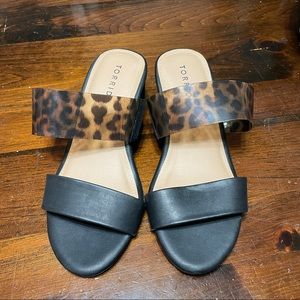 Torrid heeled sandals Sz 8 wide NWOT